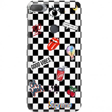 ETUI CLEAR NA TELEFON HTC DESIRE 12 PLUS GOOD VIBES