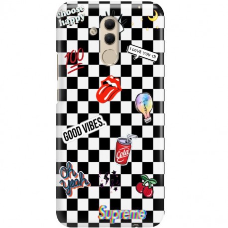 ETUI CLEAR NA TELEFON HUAWEI MATE 20 LITE GOOD VIBES