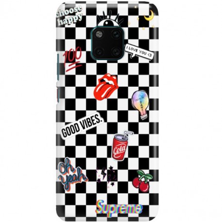 ETUI CLEAR NA TELEFON HUAWEI MATE 20 PRO GOOD VIBES