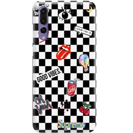 ETUI CLEAR NA TELEFON HUAWEI P20 PRO GOOD VIBES