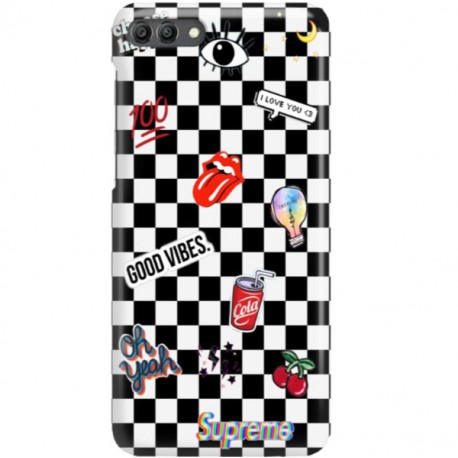 ETUI CLEAR NA TELEFON HUAWEI Y9 2018 GOOD VIBES