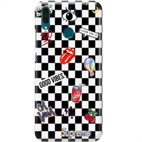 ETUI CLEAR NA TELEFON HUAWEI Y9 2019 GOOD VIBES