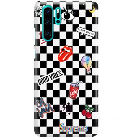 ETUI CLEAR NA TELEFON HUAWEI P30 PRO GOOD VIBES