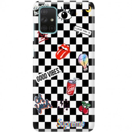 ETUI CLEAR NA TELEFON SAMSUNG GALAXY A71 GOOD VIBES