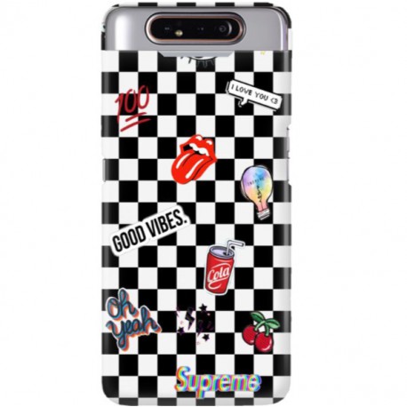 ETUI CLEAR NA TELEFON SAMSUNG GALAXY A80 GOOD VIBES