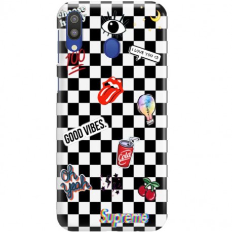 ETUI CLEAR NA TELEFON SAMSUNG GALAXY M20 GOOD VIBES