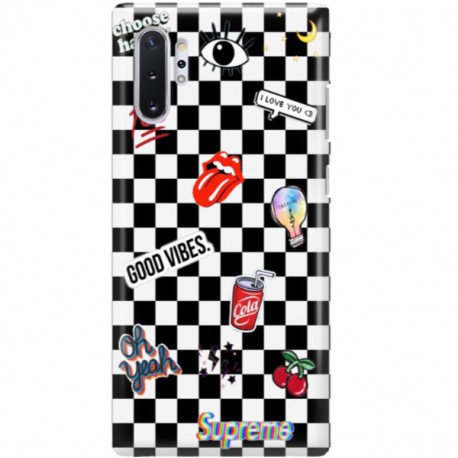 ETUI CLEAR NA TELEFON SAMSUNG GALAXY NOTE 10 PLUS GOOD VIBES