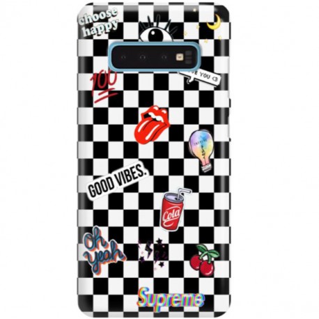 ETUI CLEAR NA TELEFON SAMSUNG GALAXY S10 GOOD VIBES