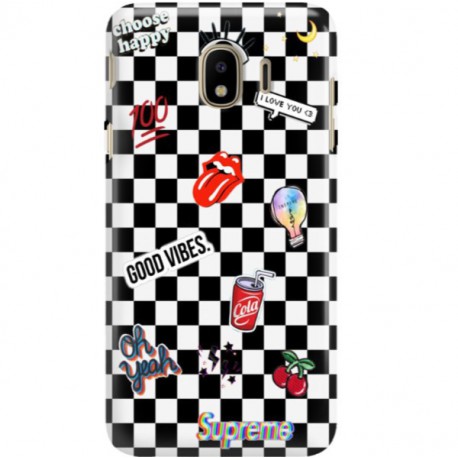 ETUI CLEAR NA TELEFON SAMSUNG GALAXY J4 2018 GOOD VIBES