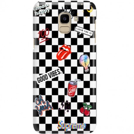 ETUI CLEAR NA TELEFON SAMSUNG GALAXY J6 2018 GOOD VIBES