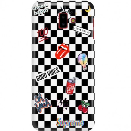 ETUI CLEAR NA TELEFON SAMSUNG GALAXY J6 PLUS 2018 GOOD VIBES