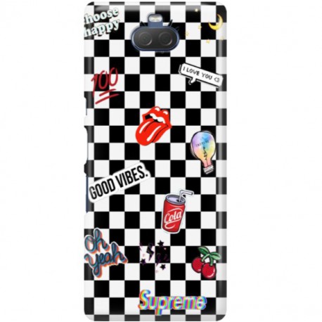 ETUI CLEAR NA TELEFON SONY XPERIA 10 GOOD VIBES