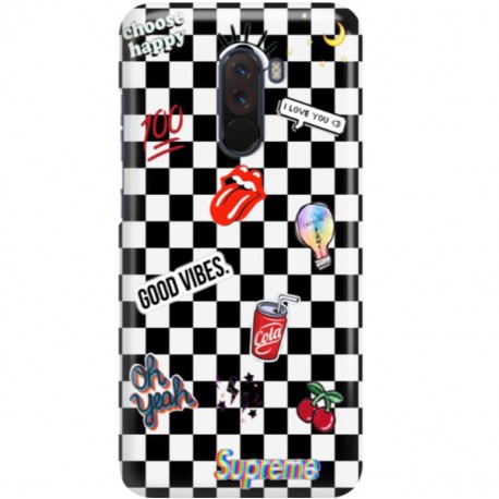 ETUI CLEAR NA TELEFON XIAOMI POCO F1 GOOD VIBES