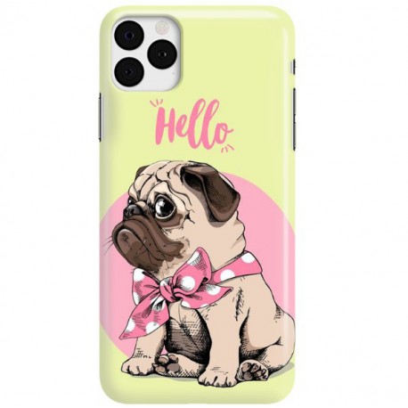 ETUI CLEAR NA TELEFON APPLE IPHONE 11 PRO MAX HELLO MOPS