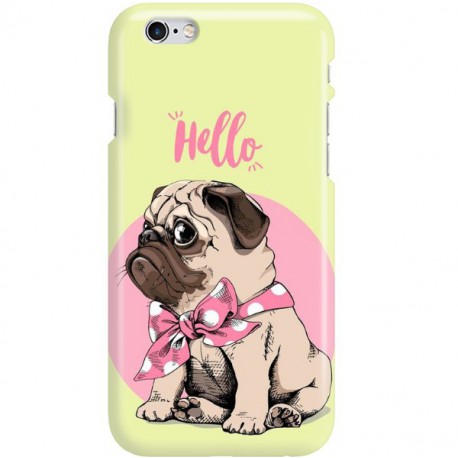 ETUI CLEAR NA TELEFON APPLE IPHONE 6 / 6S HELLO MOPS