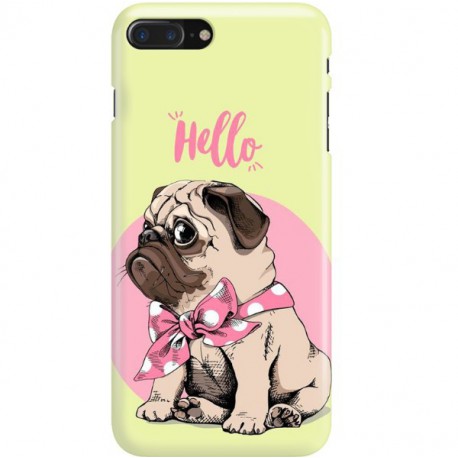 ETUI CLEAR NA TELEFON APPLE IPHONE 7 PLUS / 8 PLUS HELLO MOPS