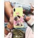 ETUI CLEAR NA TELEFON APPLE IPHONE X / XS HELLO MOPS