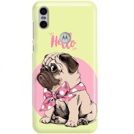 ETUI CLEAR NA TELEFON MOTOROLA MOTO ONE HELLO MOPS
