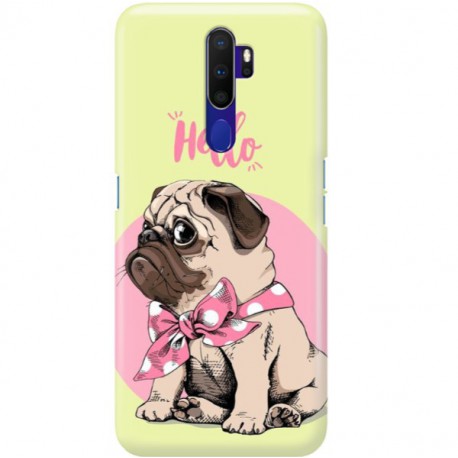 ETUI CLEAR NA TELEFON OPPO A9 2020 HELLO MOPS