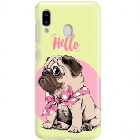 ETUI CLEAR NA TELEFON SAMSUNG GALAXY A20E HELLO MOPS