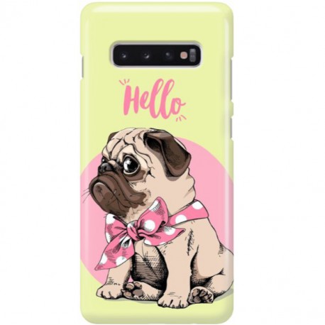 ETUI CLEAR NA TELEFON SAMSUNG GALAXY S10 PLUS HELLO MOPS