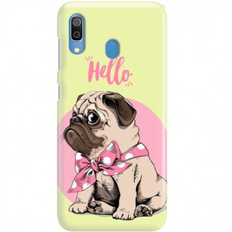 ETUI CLEAR NA TELEFON SAMSUNG GALAXY A30 HELLO MOPS