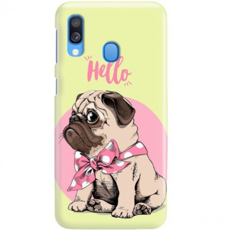 ETUI CLEAR NA TELEFON SAMSUNG GALAXY A40 HELLO MOPS