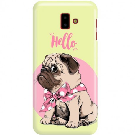 ETUI CLEAR NA TELEFON SAMSUNG GALAXY J6 PLUS 2018 HELLO MOPS