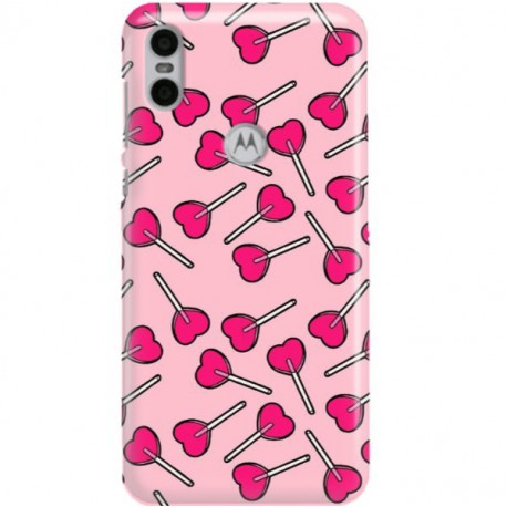 ETUI CLEAR NA TELEFON MOTOROLA MOTO ONE LOLI POPS