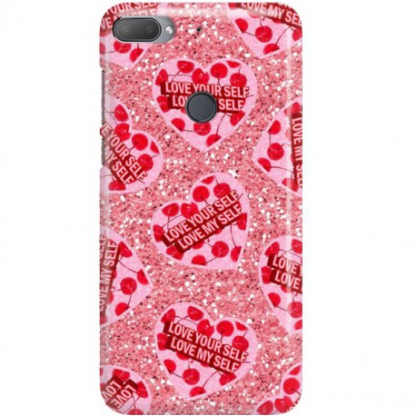 ETUI CLEAR NA TELEFON HTC DESIRE 12 PLUS LOVE YOURSELF