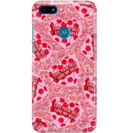 ETUI CLEAR NA TELEFON MOTOROLA MOTO E6 PLAY LOVE YOURSELF