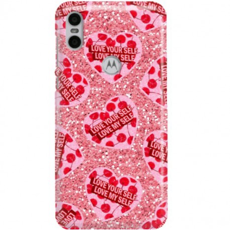 ETUI CLEAR NA TELEFON MOTOROLA MOTO ONE LOVE YOURSELF