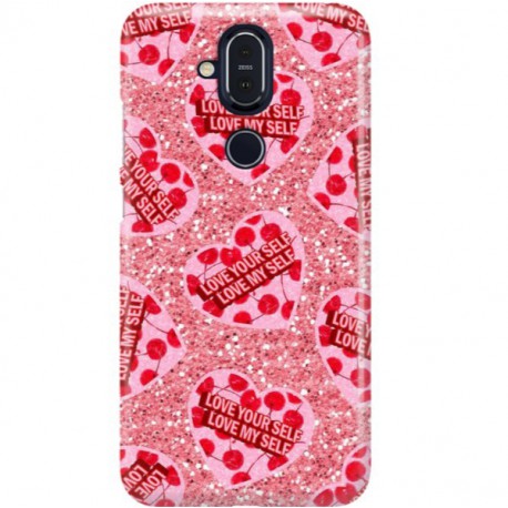 ETUI CLEAR NA TELEFON NOKIA 8.1 / X7 LOVE YOURSELF