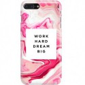 ETUI CLEAR NA TELEFON APPLE IPHONE 7 PLUS / 8 PLUS MARBLE WALLPAPER