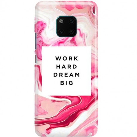 ETUI CLEAR NA TELEFON HUAWEI MATE 20 PRO MARBLE WALLPAPER