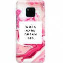ETUI CLEAR NA TELEFON HUAWEI MATE 20 PRO MARBLE WALLPAPER