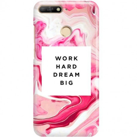 ETUI CLEAR NA TELEFON HUAWEI Y6 2018 PRIME MARBLE WALLPAPER