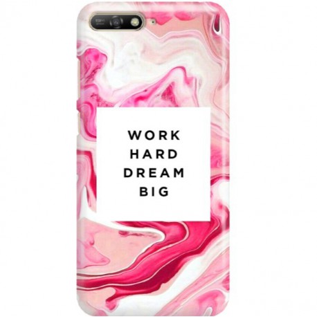 ETUI CLEAR NA TELEFON HUAWEI Y6 2019 MARBLE WALLPAPER