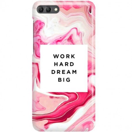 ETUI CLEAR NA TELEFON HUAWEI Y9 2018 MARBLE WALLPAPER