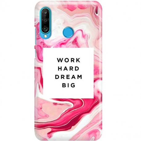 ETUI CLEAR NA TELEFON HUAWEI P30 LITE MARBLE WALLPAPER