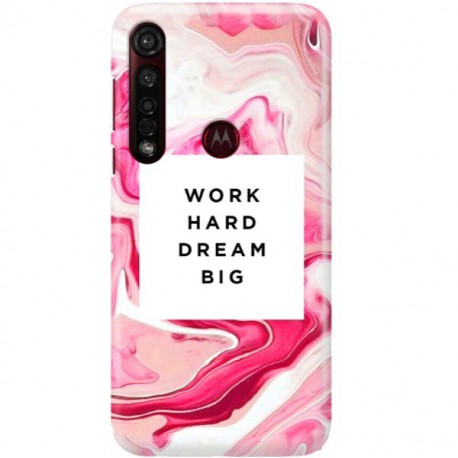 ETUI CLEAR NA TELEFON MOTOROLA MOTO G8 PLUS MARBLE WALLPAPER
