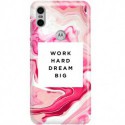 ETUI CLEAR NA TELEFON MOTOROLA MOTO ONE MARBLE WALLPAPER