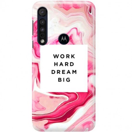 ETUI CLEAR NA TELEFON MOTOROLA MOTO ONE MACRO MARBLE WALLPAPER