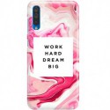 ETUI CLEAR NA TELEFON SAMSUNG GALAXY A50 MARBLE WALLPAPER