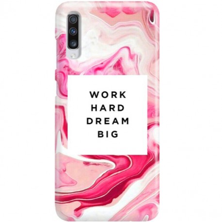 ETUI CLEAR NA TELEFON SAMSUNG GALAXY A70 MARBLE WALLPAPER