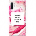 ETUI CLEAR NA TELEFON SAMSUNG GALAXY NOTE 10 PLUS MARBLE WALLPAPER