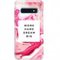 ETUI CLEAR NA TELEFON SAMSUNG GALAXY S10 MARBLE WALLPAPER