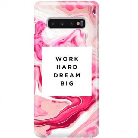 ETUI CLEAR NA TELEFON SAMSUNG GALAXY S10 PLUS MARBLE WALLPAPER