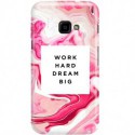 ETUI CLEAR NA TELEFON SAMSUNG GALAXY XCOVER 4 MARBLE WALLPAPER