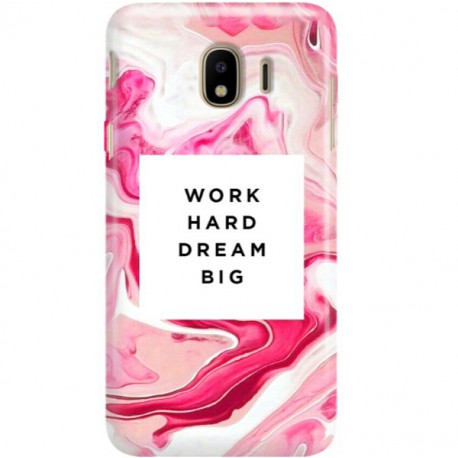 ETUI CLEAR NA TELEFON SAMSUNG GALAXY J4 2018 MARBLE WALLPAPER